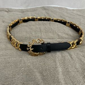 Moschino X H&M belt gold